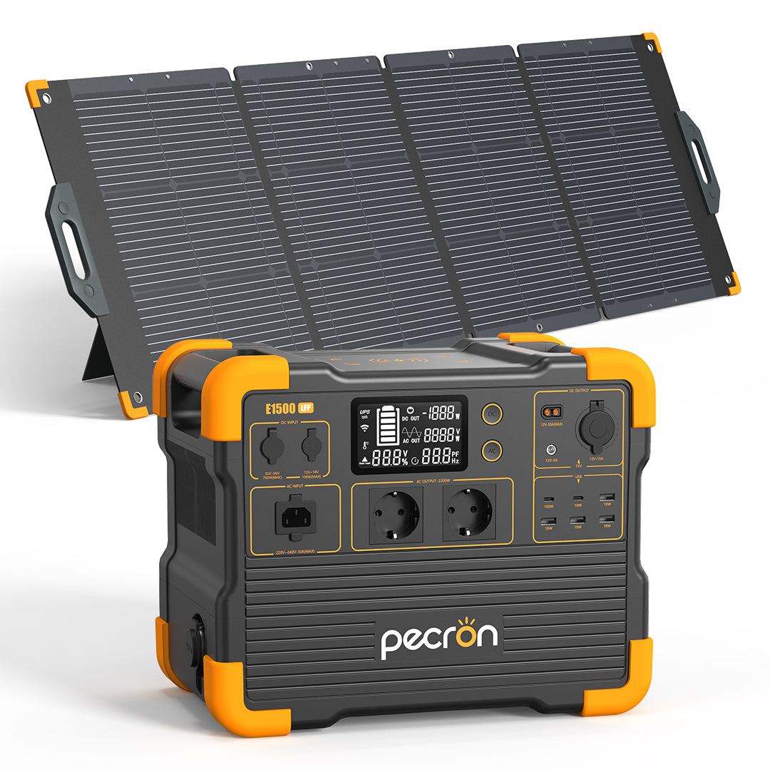 E1500LFP+200W Solar Panel*1