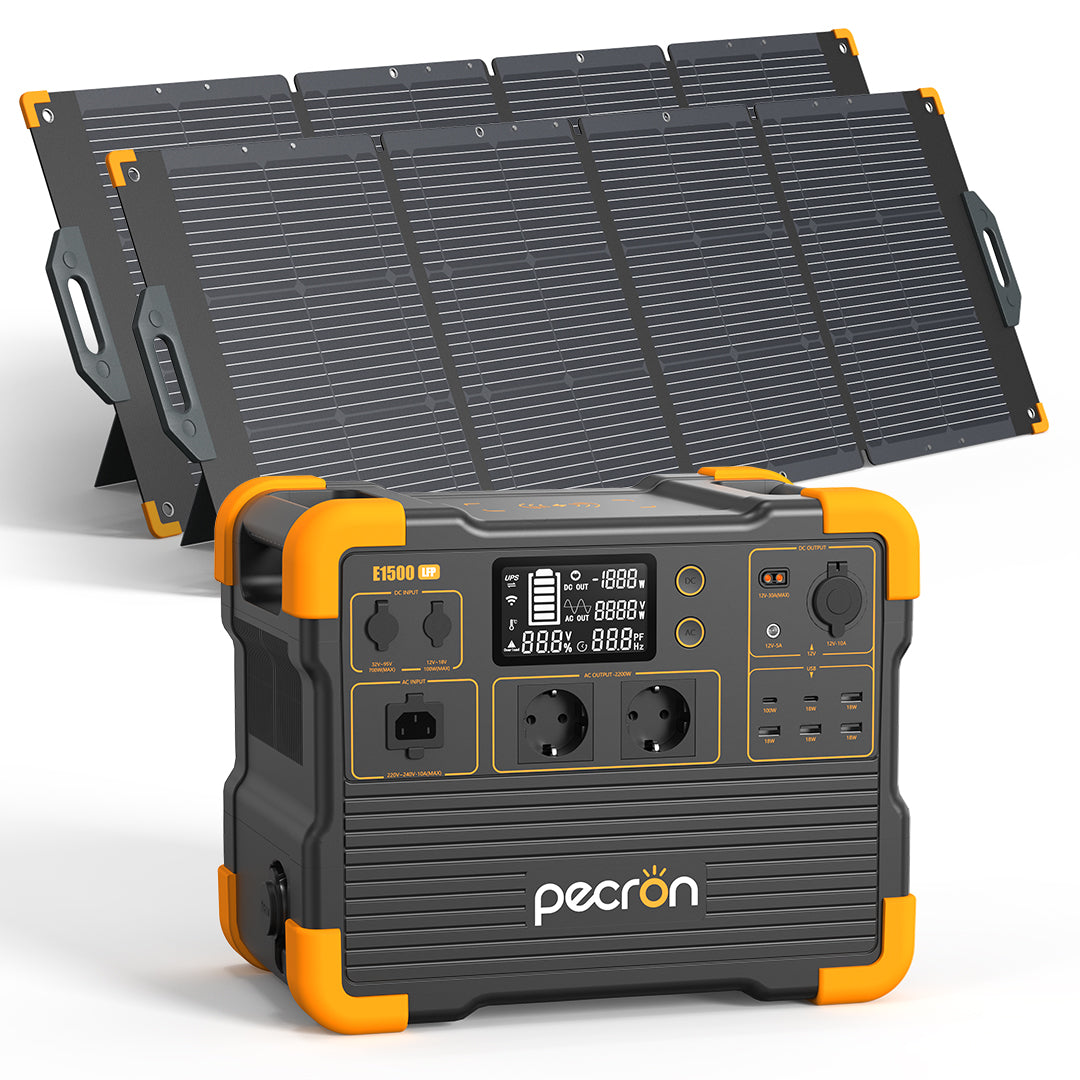 E1500LFP+200W Solar Panel*2