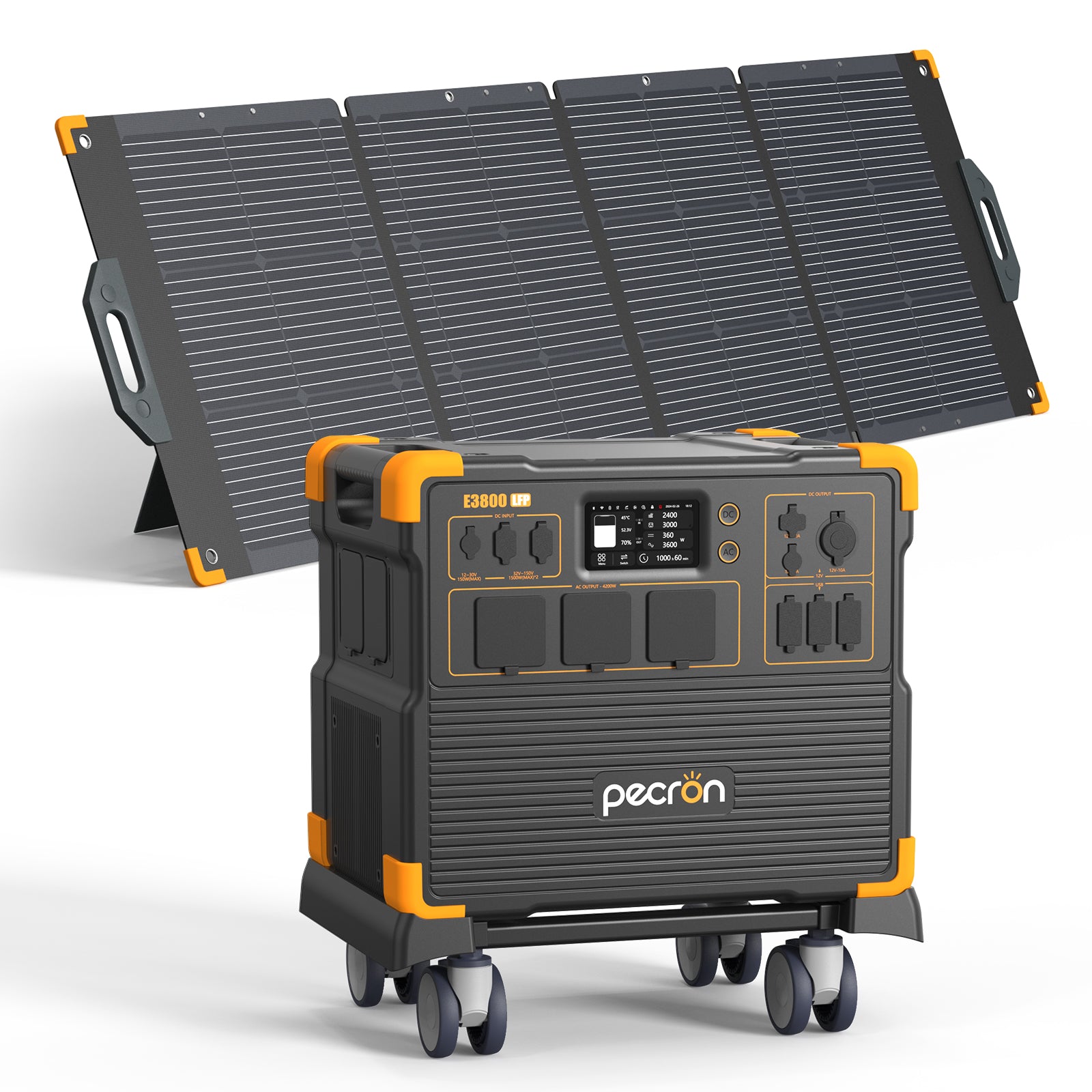 E3800LFP+200W Solar Panel*1
