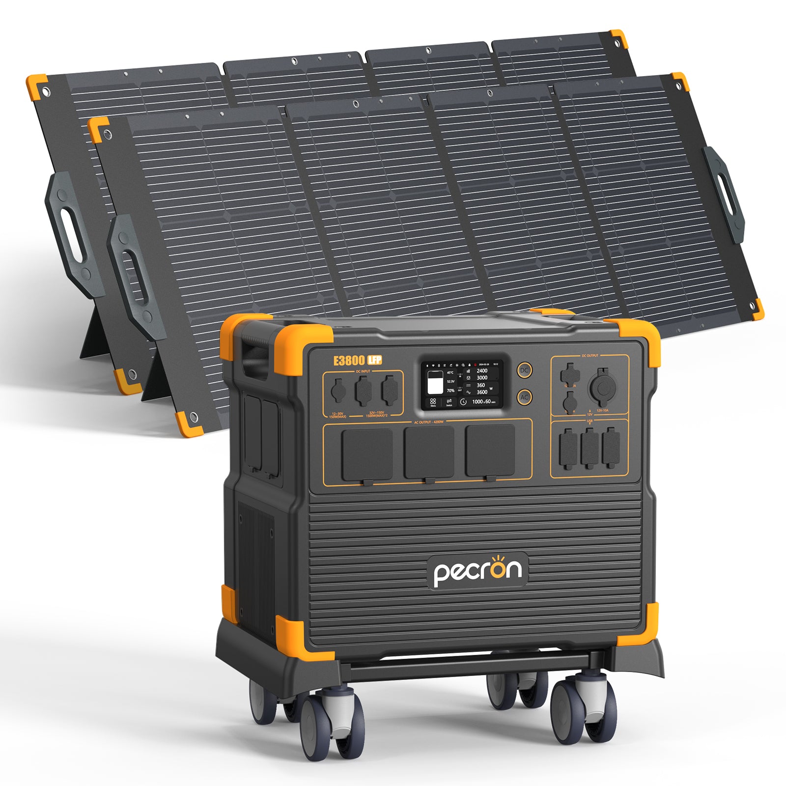 E3800LFP+200W Solar Panel*2