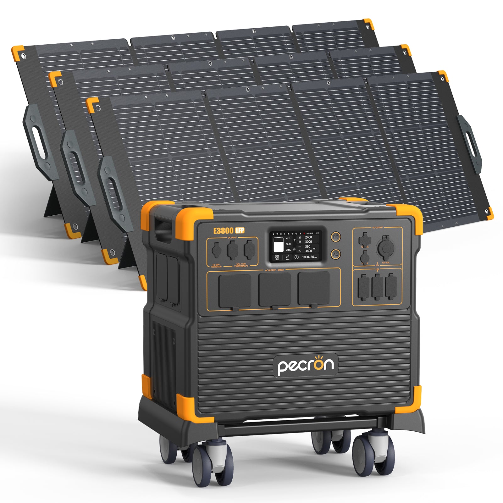 E3800LFP+200W Solar Panel*3