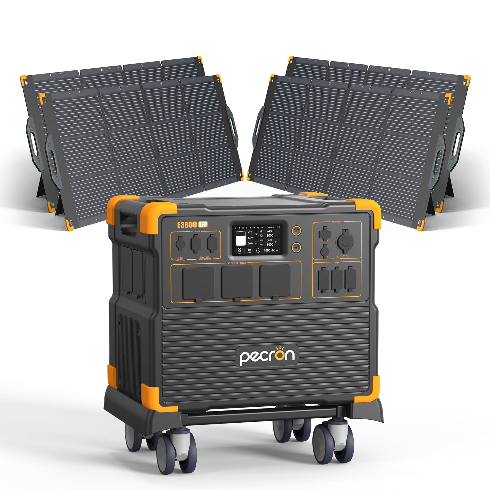 E3800LFP+200W Solar Panel*4
