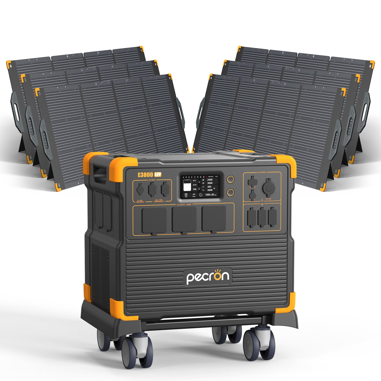 E3800LFP+200W Solar Panel*6
