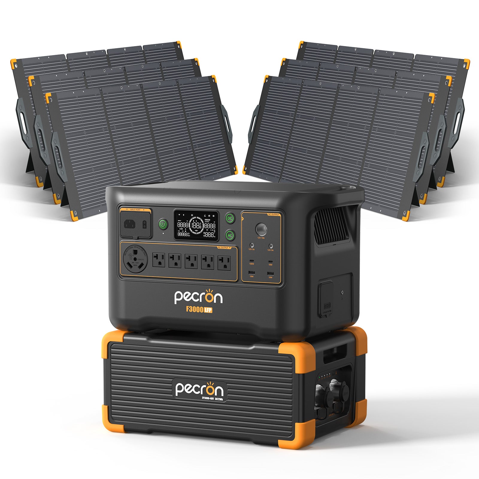 F3000LFP+200W solar Panel*6+EP3000-48V*1