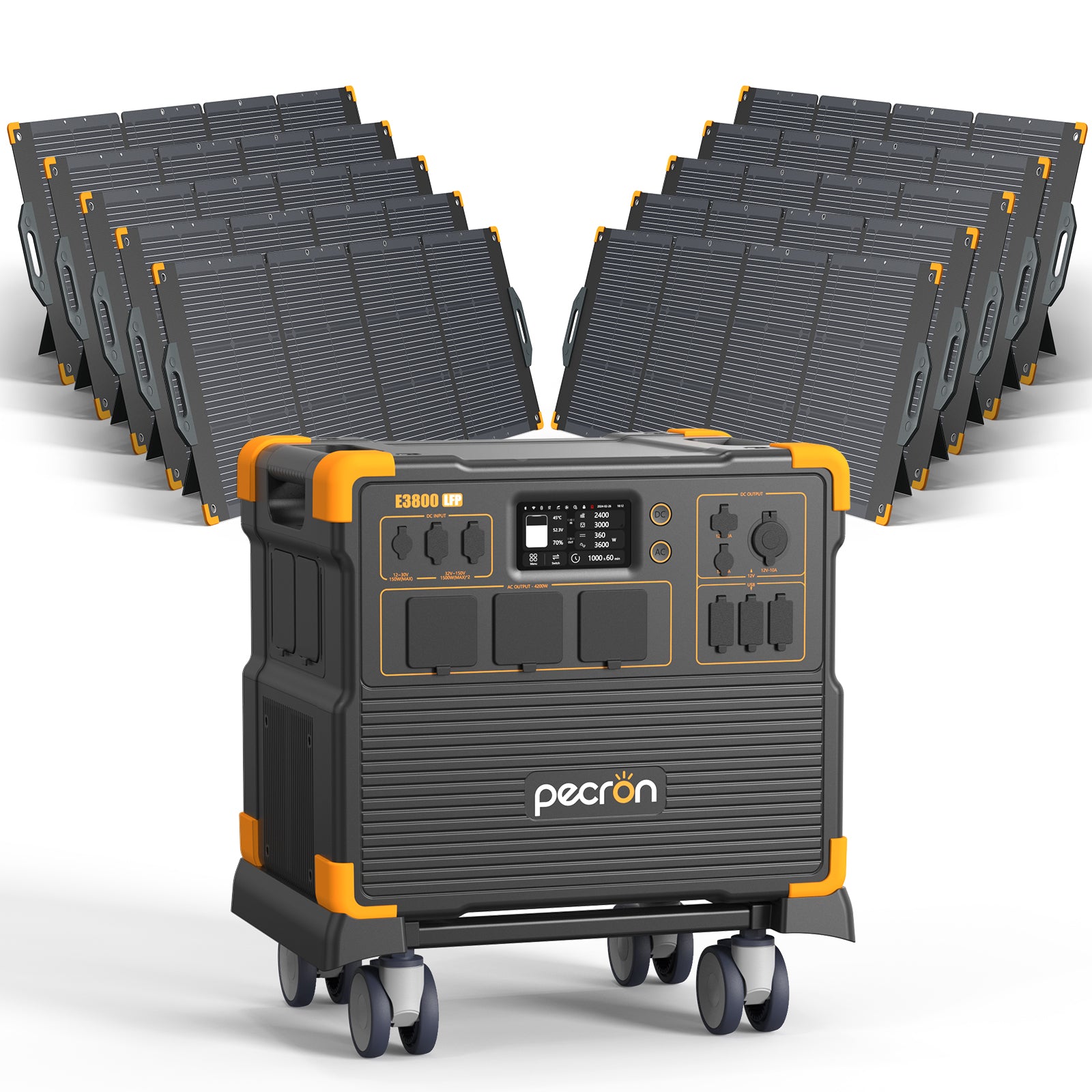 E3800LFP+200W Solar Panel*10