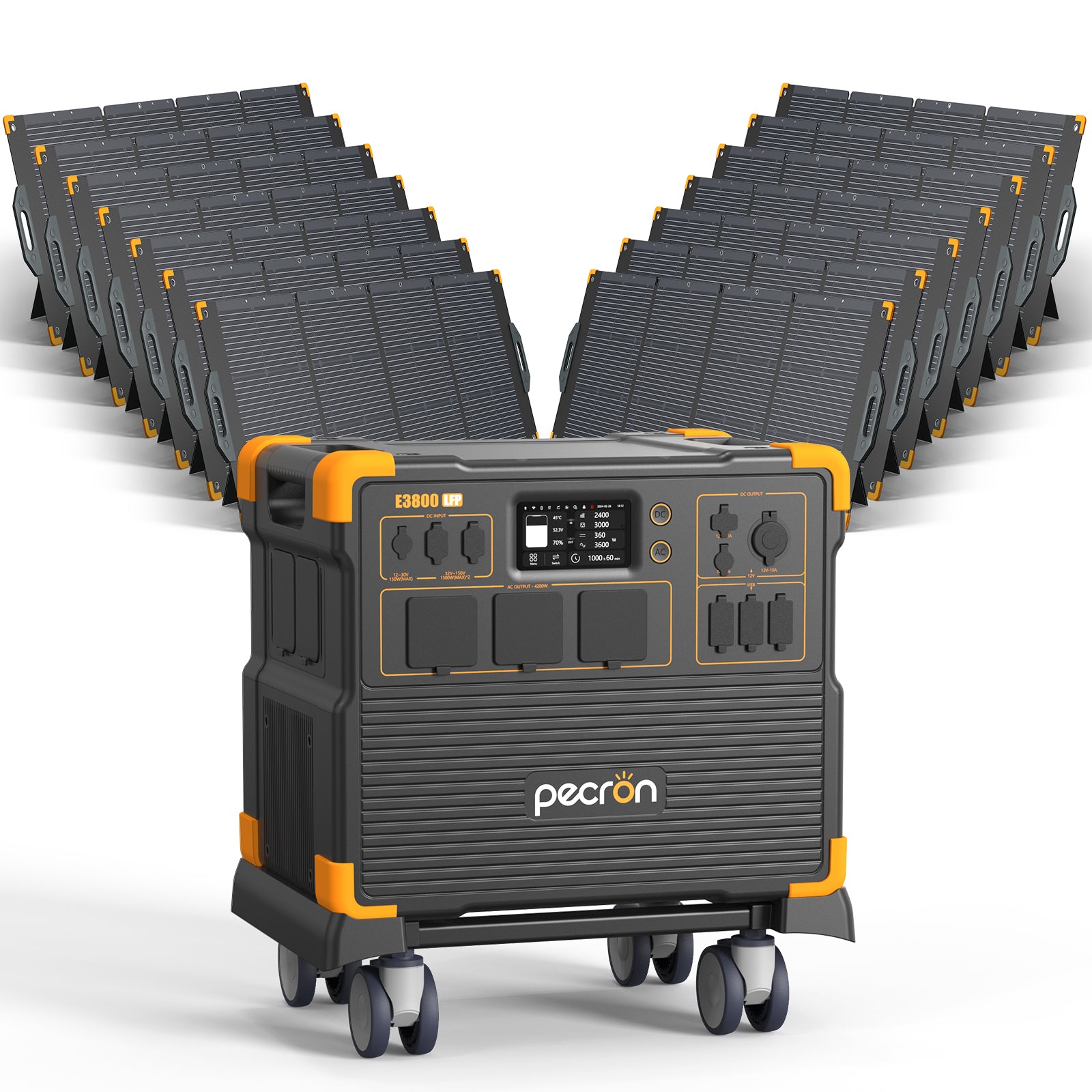 E3800LFP+200W Solar Panel*14