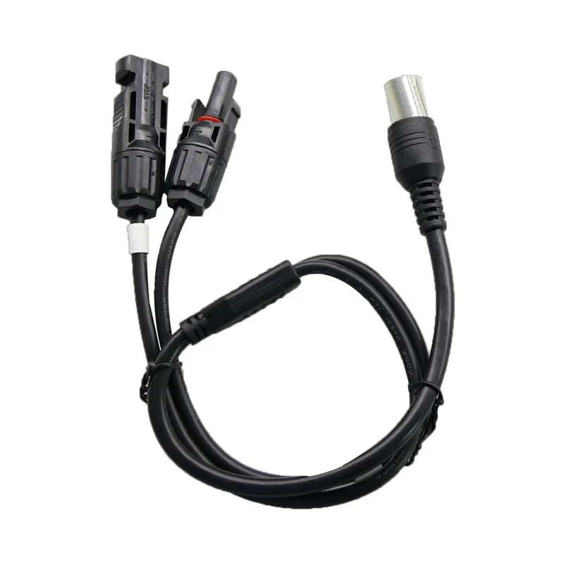 PECRON Solar Charging Cable, M/C/4 to 5-Pin GX16 Aviation Plug Solar Charging Cable